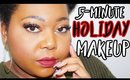 5-minute Holiday Makeup Tutorial