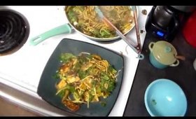 Vegan Tofu Broccoli Chow Mein