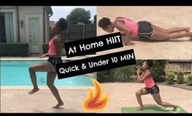 AT HOME FULL BODY HIIT WORKOUT | Burn Fat Fast