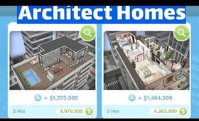 Sims FreePlay Architect Homes Review House Boats and Penthouse Apartments