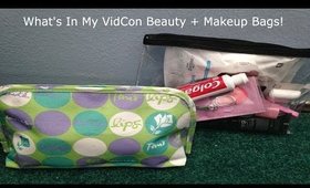 What's In My VidCon Beauty + Makeup Bags!