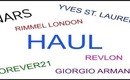Haul! NARS, Giorgio Armani, YSL, Revlon, Forever21.