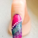 acrylic nail, colorful, art nail