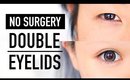 No Surgery Double Eyelid Tape Glue & Fibre Tutorial ♥ 3 Products B&A Monolid & Hooded Lid ♥ Wengie