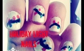 Holiday Lights Nail Tutorial!