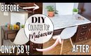 DIY Marble Countertops | Out-dated Counter MAKEOVER!! RENTER FRIENDLY!!