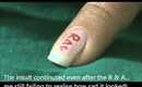 WWE Nail Design Fail !! - nail art for short nails that you should not try !