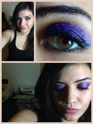 1 st time Used glitter from etsy store impluse the glitters color is imperial. 