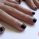 Bicolor nails