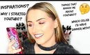 Q&A Why I Started Youtube, Inspirations + Youtube Tips ☕️ | shivonmakeupbiz