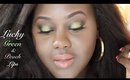 Makeup Look | Lucky Green Eyes and Peach Lips | Chanel Boateng