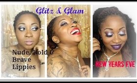 NYE Glitz & Glam| Nude, Bold & Brave Lip Options ft Reesiibabe