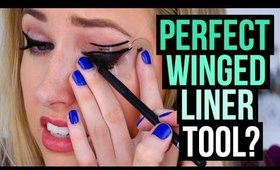 Perfect WINGED LINER... with STENCILS!? || DOES IT WORK!?