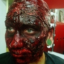 Front Veiw Of My Burn Victim/Freddy Krueger Inspired