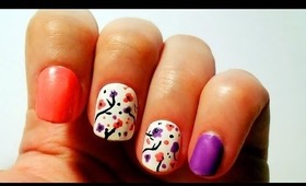 Sakura Inspired Nails