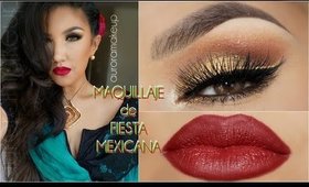 Maquillaje de Fiesta Mexicana / Mexican party makeup | auroramakeup