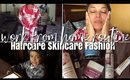 MY WORK FROM HOME ROUTINE 2019 | HAIRCARE SKINCARE OOTD | MelissaQ