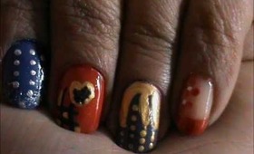 Magic nails- Colorful Nails - easy nail art for short nails- nail art tutorial- beginners designs