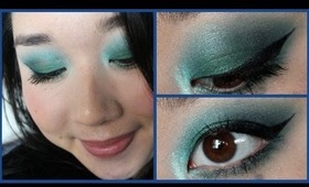 NHL Tutorial: Vancouver Canucks - Shimmery Green & Navy Eye!