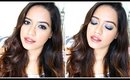 Blue Eyes & Nude Lips Makeup Tutorial | Debasree Banerjee