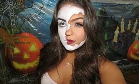 Broken Doll Halloween Makeup