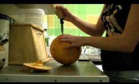 Carving my first pumpkin