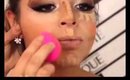 Body contouring face makeup blender brush set