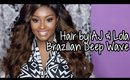 Hair by AJ & Lola Extensions | Brazilian Deep Wave  -  "Cinnamon & Spice"