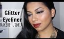 Glitter Eyeliner Tutorial (New Years Eve Makeup) | MissBeautyAdikt