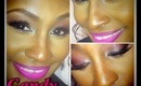 MAC Candy Yum Yum Lipstick show and Tell on DARK skin