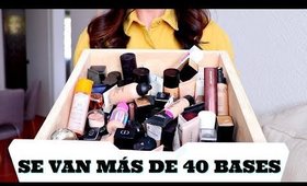 Limpieza de bases de maquillaje, DECLUTTERING ||| Lilia Cortés