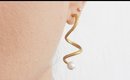 Spiral Pearls Clay Earrings