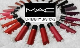 NEW MAC Liptensity Lipsticks | 24 Lip Swatches