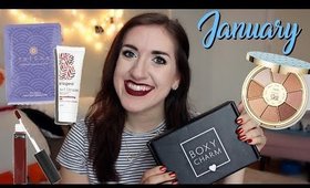 Opening My First BOXYCHARM! January Unboxing | tewsimple