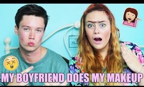 My Boyfriend Does My Makeup | HeyAmyJane