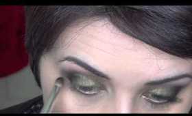 Black and Gold Makeup great for summer 2012-13