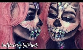 HALLOWEEN JEM GLITTER SKULL TUTORIAL