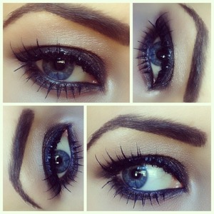 My eye makeup of the day. Ask if you want to know what I used :) 