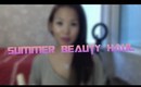 Summer Beauty Haul {Highends, Drugstores, Skin Care, Makeup}