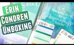 ERIN CONDREN UNBOXING & HAUL