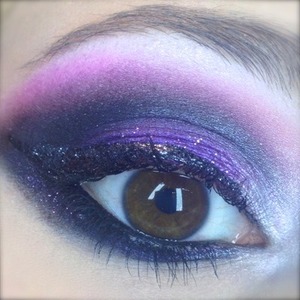 I went to the Black Sabbath gig and decided to created a dark and witchy look with colours that come to mind when I think of the grandfathers of heavy metal. I layered different purples, and added a bit of silver and black, plus some glitter here and there for a striking finished result.

http://michtymaxx.blogspot.com.au/2013/05/black-sabbath-gig-makeup-ootd.html