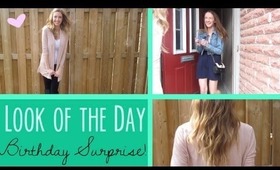 Look of the Day! Outfit, Makeup, Hair & SURPRISE vlog!