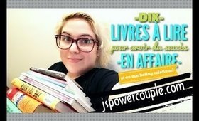 10 livres 📚 à lire pour réussir en affaire