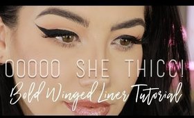 Step by Step Bold Winged Eyeliner Tutorial | MsQuinnFace