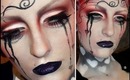 Broken heart dramatic Valentine's day creative makeup tutorial