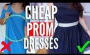 Trying On PROM DRESSES UNDER $40 DISASTER !!