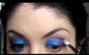 Hypnotic blue and purple eye makeup tutorial