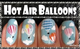 HOW TO CREATE STAMPING STICKERS | HOT AIR BALLOON NAIL ART DESIGN TUTORIAL