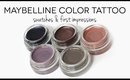 Maybelline Color Tattoo Leather Collection Swatches