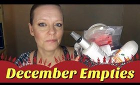 DECEMBER EMPTIES and mini reviews!